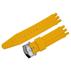 ENERGIA YELLOW SILICONE STRAP ONLY 26MM - POLISHED BUCKLE