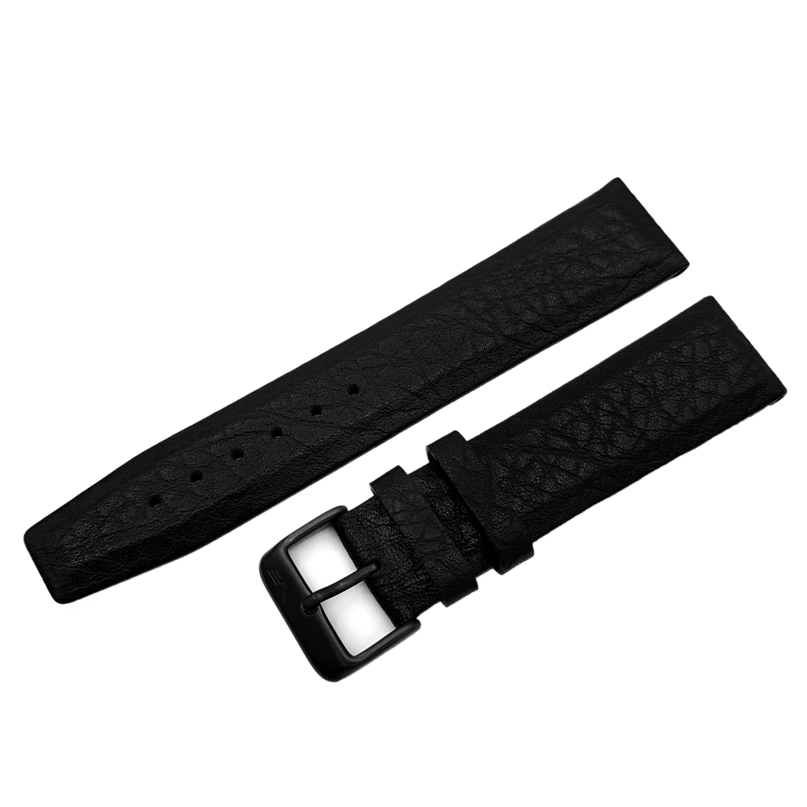 LIMOUSINE LEATHER STRAP - BLACK BUCKLE