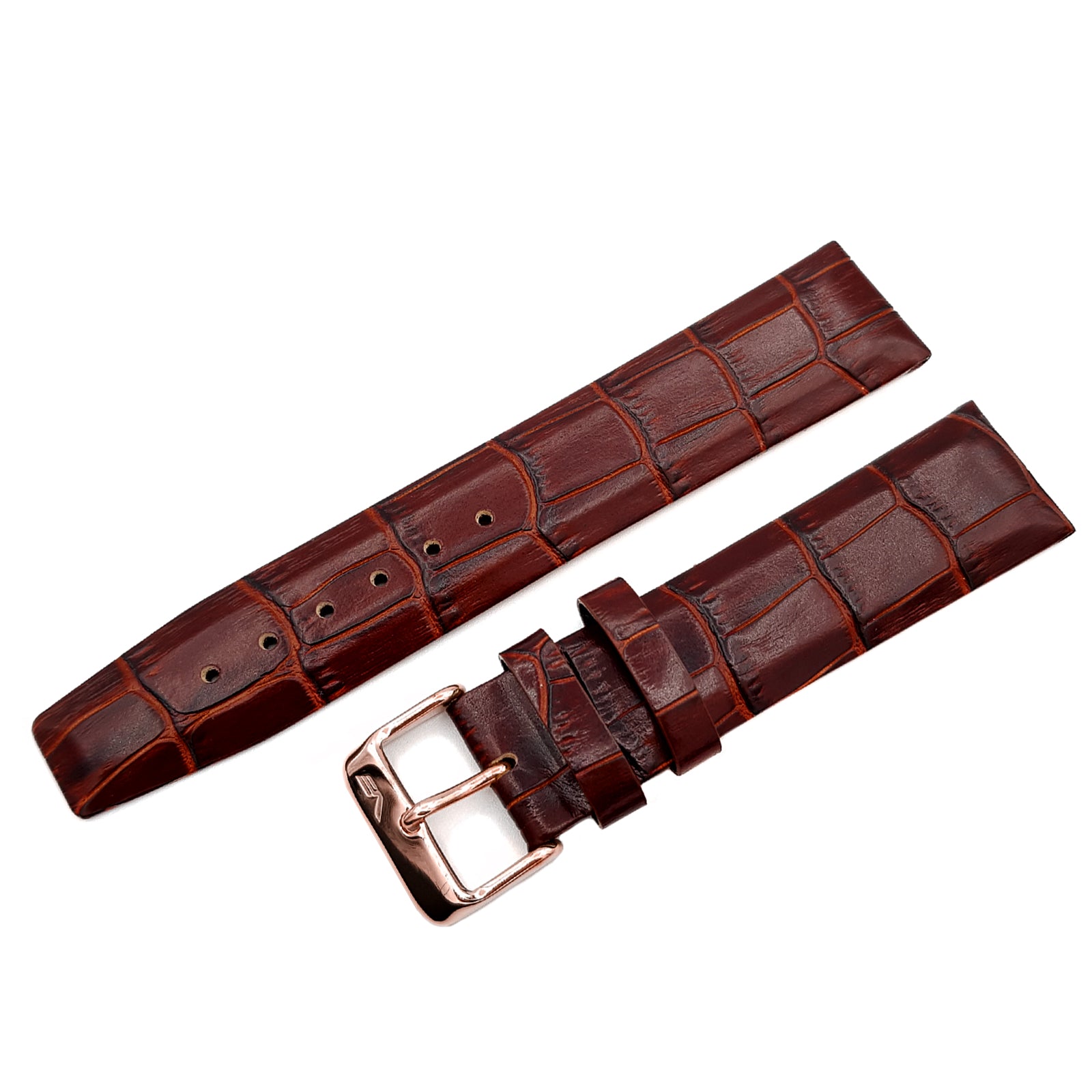 LIMOUSINE LEATHER STRAP - ROSEGOLD BUCKLE