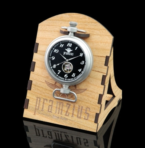 Pramzius Trans-Siberian Railroad Pocket Watch - Black Edition