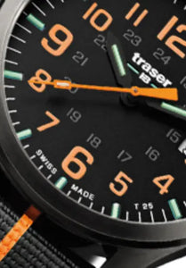 P67 Officer Pro GunMetal Black/Orange - 107425