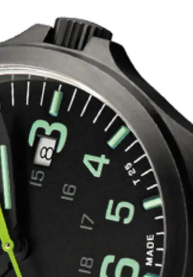 P67 Officer Pro GunMetal Black/Lime - 107426