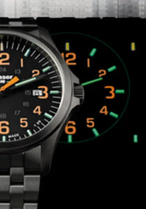 P67 Officer Pro GunMetal Black/Orange - 107870