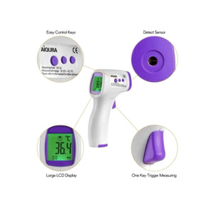 AiQURA AD801 Digital Infrared Forehead Thermometer Non-Contact Digital Thermometre