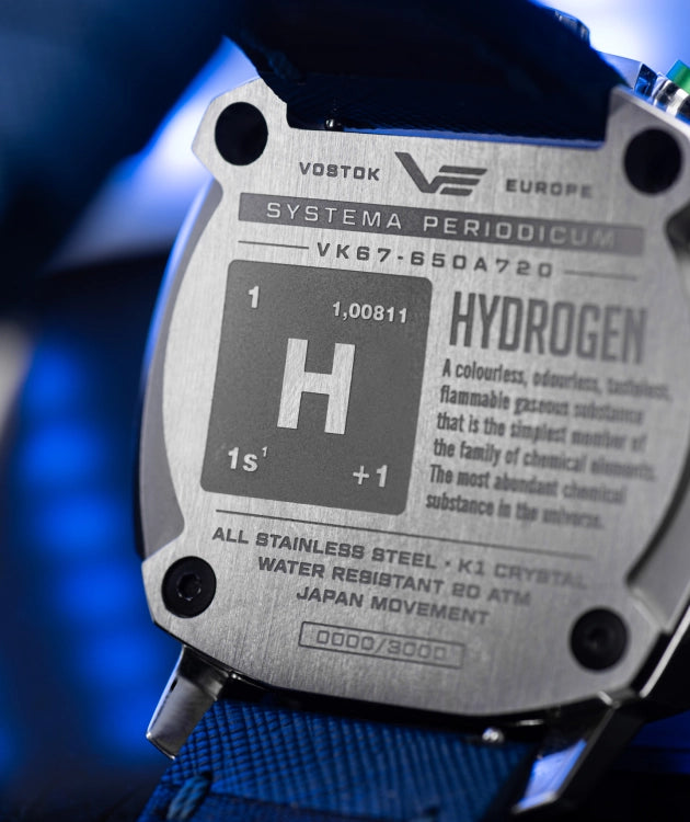 SYSTEMA PERIODICUM HYDROGEN (H) VK67-650A720