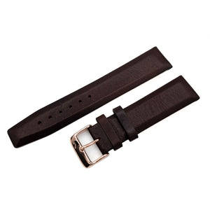 GAZ 14 DARK BROWN LEATHER STRAP 22mm - ROSEGOLD BUCKLE