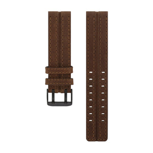 EXPEDITION N1 BROWN LEATHER STRAP 22mm - BLACK BUCKLE