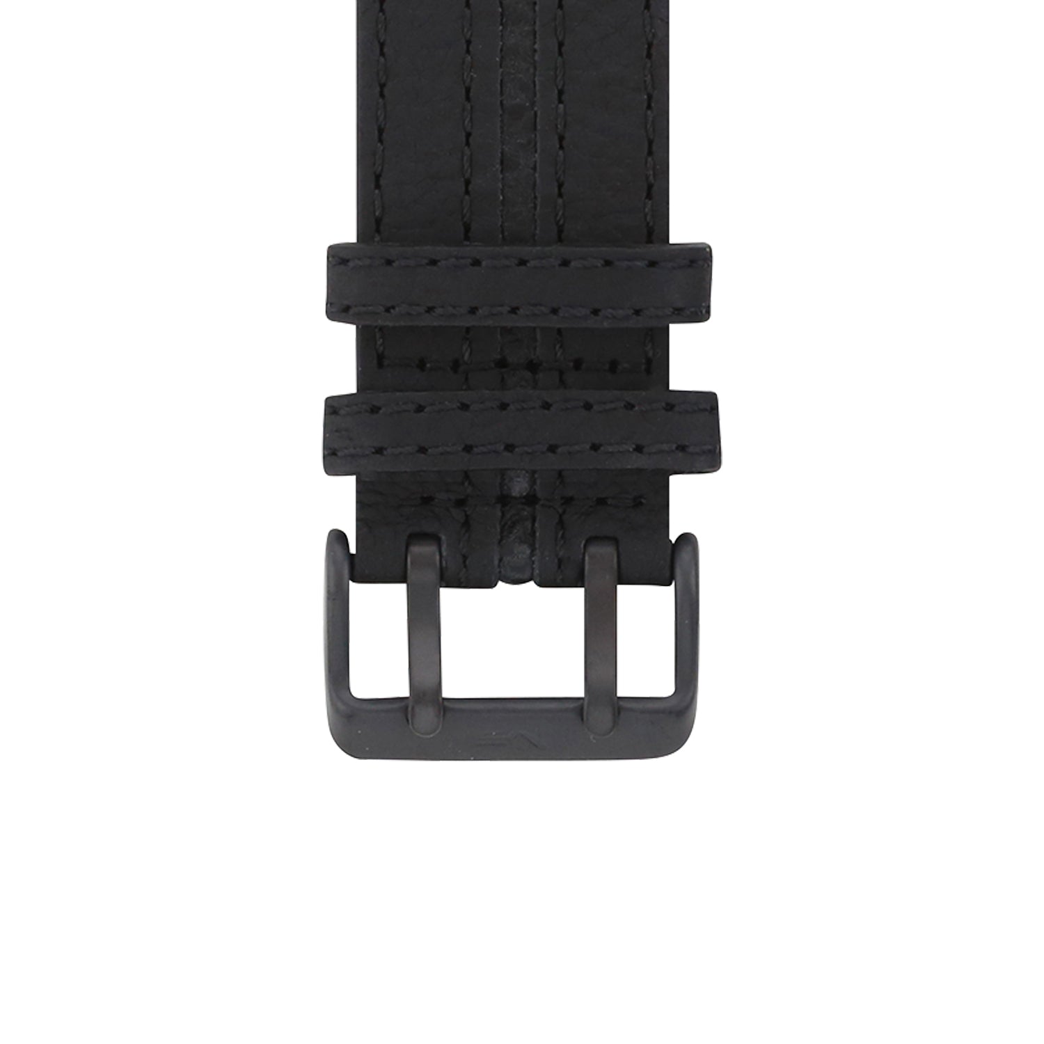 EXPEDITION BLACK LEATHER STRAP 24mm - BLACK BUCKLE