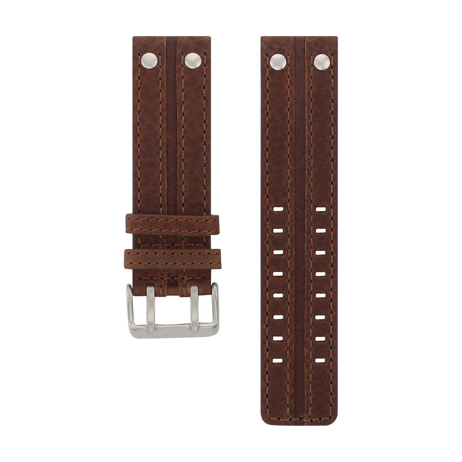 EXPEDITION BROWN LEATHER STRAP 24mm - MATT BUCKLE