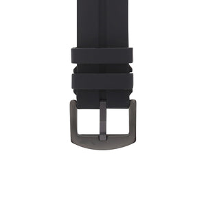 EXPEDITION BLACK SILICONE STRAP 24mm - BLACK BUCKLE
