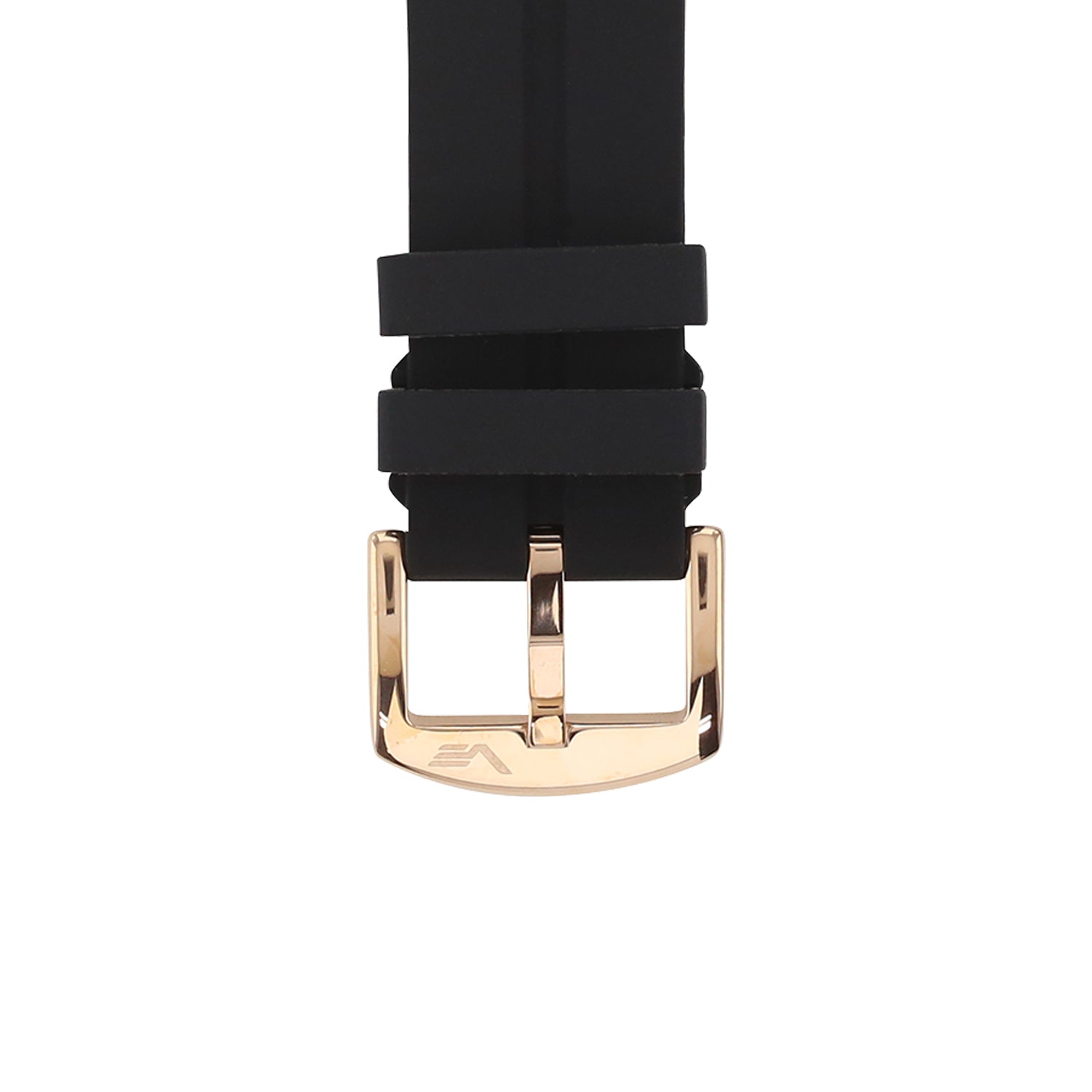 EXPEDITION BLACK SILICONE STRAP 24mm - ROSE GOLD BUCKLE