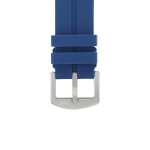 EXPEDITION BLUE SILICONE STRAP 24mm - MATT BUCKLE