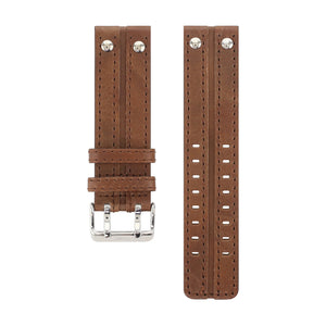 EXPEDITION BROWN LEATHER STRAP 24mm - POLISHED BUCKLE