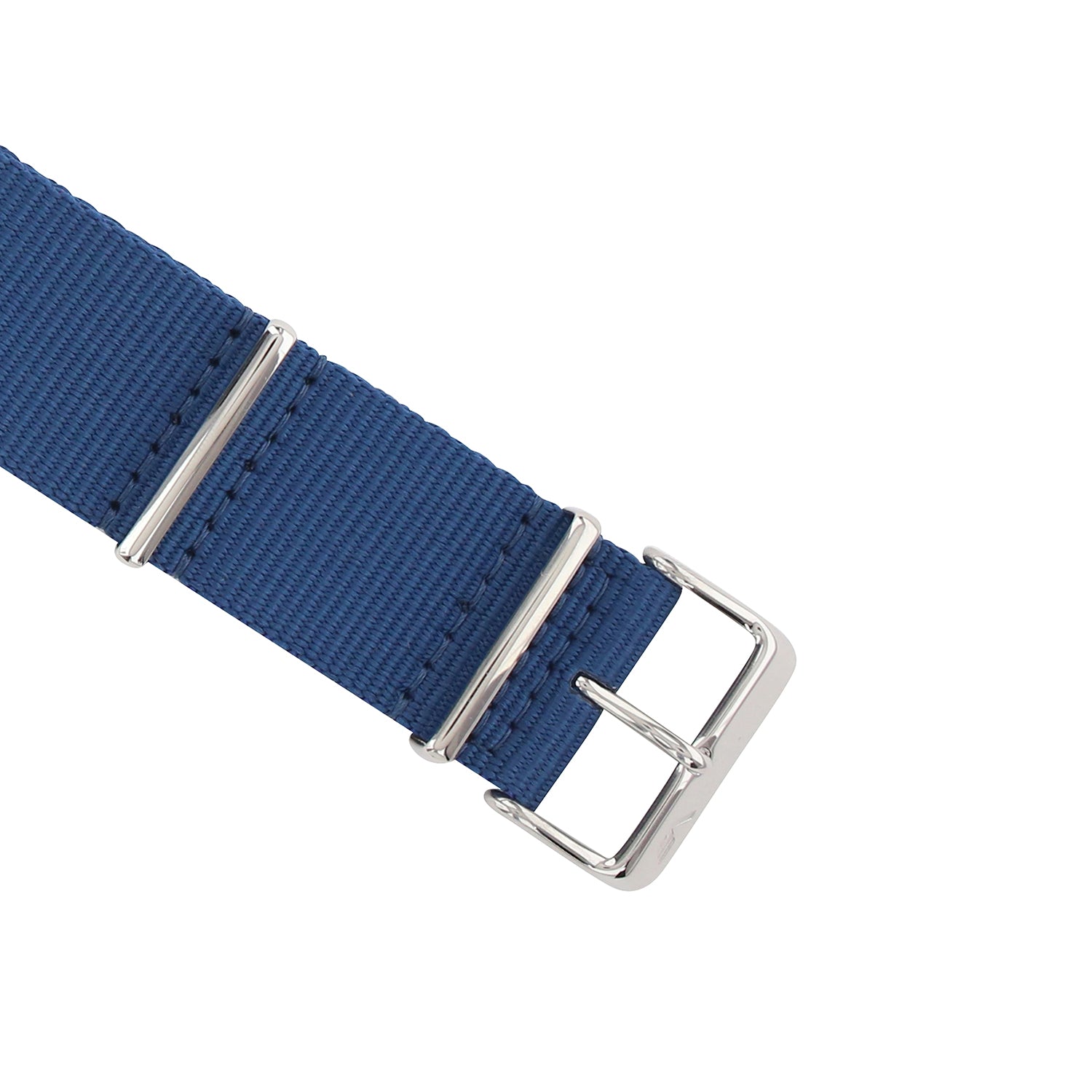 EXPEDITION NP1 / EVEREST BLUE NYLON STRAP 24mm - POLISHED BUCKLE