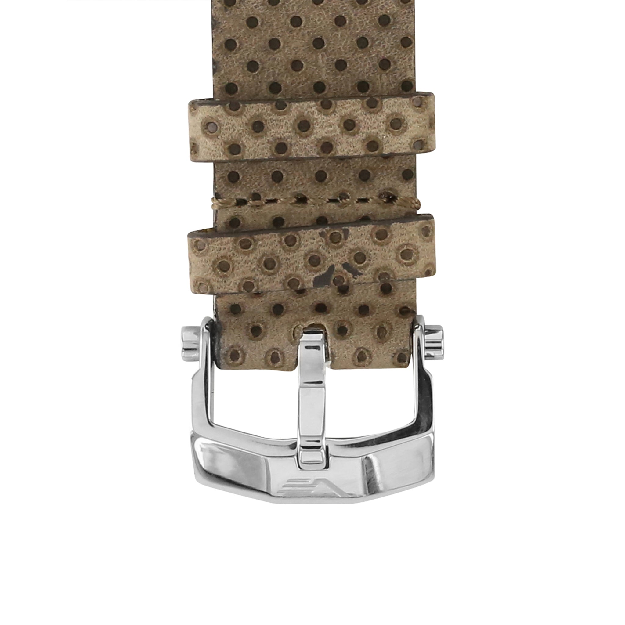 ENERGIA BROWN LEATHER STRAP XL - POLISHED BUCKLE