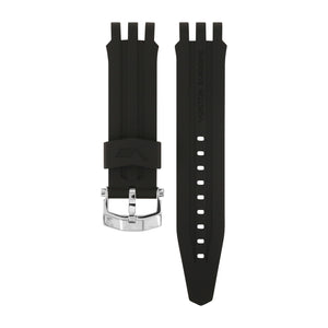 ENERGIA BLACK SILICONE STRAP 26mm - POLISHED BUCKLE