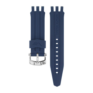 ENERGIA BLUE SILICONE STRAP 26mm - POLISHED BUCKLE