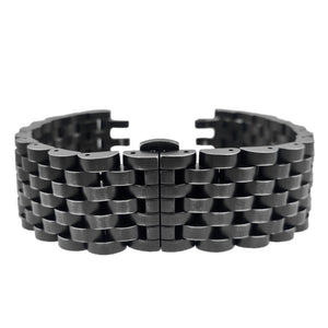 ENGINE BLACK PVD STAINLESS STEEL BRACELET